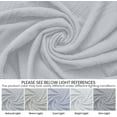 thumbnail image 3 of Oakias Cotton Blanket Queen Silver Set of 8 – Lightweight Thermal Blanket Bulk Pack – 350 GSM – 90 x 90 Inches, 3 of 7