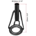 thumbnail image 2 of Unique Bargains 3.6mm Acier Inoxydable Tige de Pêche Réparation Kit Pole Ring Guide de Remplacement, Noir 8 Pack, 2 of 5