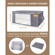 thumbnail image 2 of 6 Piezas Bolsas de Almacenamiento Ropa 105L- Cajas para Ropa Organizador Triple Capa No Tejida, Antihumedad + Ventana Transparente ¡Para Mudanza/Hogar/Dormitorio, (70x50x30cm), 2 of 7