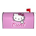 thumbnail image 2 of Cute Hello Kitty Cartoon Mailbox Cover Letter Box Cover Garden Home Decorations Standard Size- 25.5x21 in-Style 2, 2 of 8
