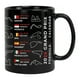 thumbnail image 2 of Taza con el calendario de la temporada de carreras 2026 | Taza de café de cerámica negra con diseños y fechas del circuito del Gran Premio | Incluye el circuito de Madrid | Regalo para aficiona, 2 of 6
