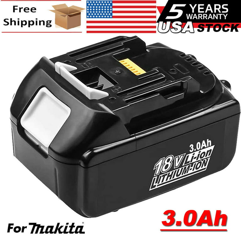 18V LXT Lithium-Ion 3.0Ah Replace Battery for Makita Bl1830 BL1840 18 Volt Tools