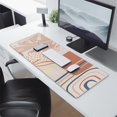 thumbnail image 2 of Long Mouse Pads for Desk,Orange Boho Abstract and Plant Pattern Desk Mats on Top Of Desks, Desk Mouse Pad Extra Large with 3mm Non-Slip Base and Stitched Edge for Gaming,Office,Work,Home 31.5"x11.8", 2 of 6