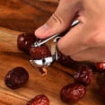 thumbnail image 3 of Herramienta para descorazonar vegetales, 2 piezas de acero inoxidable para frutas y verduras, descorazonador de pimientos, descorazonador y deshuesador de tomate, descorazonador de cerezas,, 3 of 5