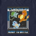 thumbnail image 2 of Men's Pokemon Ready To Battle Trio Graphic Tee Navy Blue 2X Large, 2 of 5