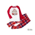 thumbnail image 3 of Odeerbi Matching Family Christmas Pajamas Sets Xmas Family Home Wear Sets 2024 Casual Printed Top with Bottom Outfits Loungewear Sleepwear Jammies for Kids, 3 of 9