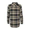 thumbnail image 3 of Women's Yarn-Dyed Long Sleeve Flannel Shirt - 5210, 3 of 3