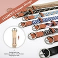 thumbnail image 2 of Braided Belt Elastic Stretch Woven Belts for Women Men Golf Canvas Fabric Belt, 2 of 9