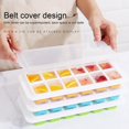 thumbnail image 5 of Ice Tray With Lid 12 Grids Easy Release Reusable Stackable Diy Summer Cocktails Ice Cube Tray Mold Kitchen Tools, 5 of 5