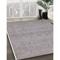 thumbnail image 3 of Ahgly Company Machine Washable Indoor Rectangle Industrial Modern Silver Pink Area Rugs, 2' x 4', 3 of 7