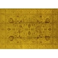 thumbnail image 1 of Ahgly Company Machine Washable Indoor Rectangle Oriental Yellow Traditional Area Rugs, 5' x 8', 1 of 4