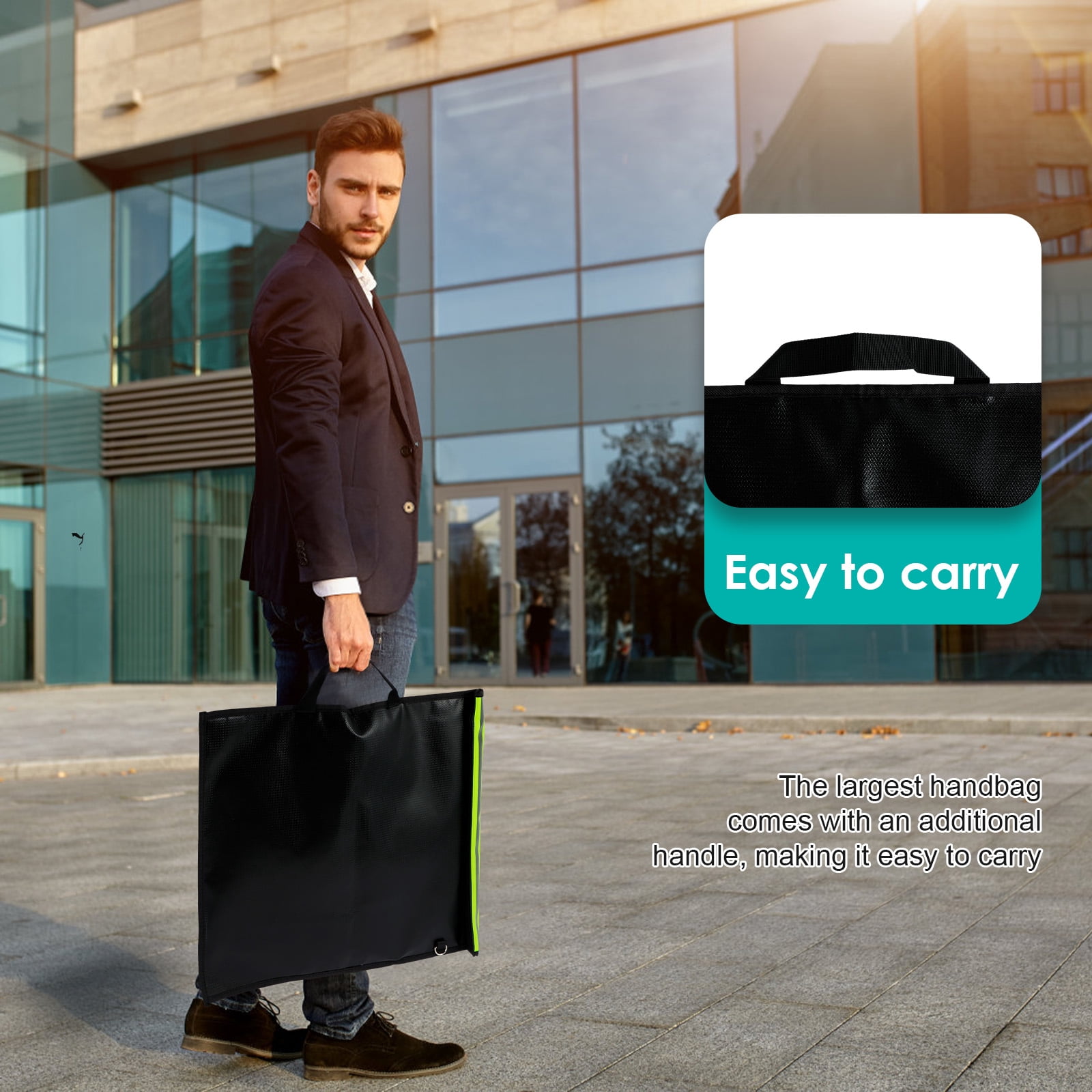 4Pcs Faraday Bags RFID Faraday Pouch with Reflective Strip and Handle Signal Blocker Faraday Bag Anti-Tracking Faraday Bags Anti-Theft Faraday Key Fob Protector for Laptops Tablets Phones