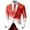 13-Red, variant on KHONTS Men's Christmas Blazer Jacket Xmas Snowflake Print Long Sleeve Open Button Business Office Jacket Work Blazers 13-Red XL
