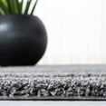 thumbnail image 4 of SAFAVIEH Florida Mason Bordered Shag Runner Rug, Grey, 2'3" x 5', 4 of 11