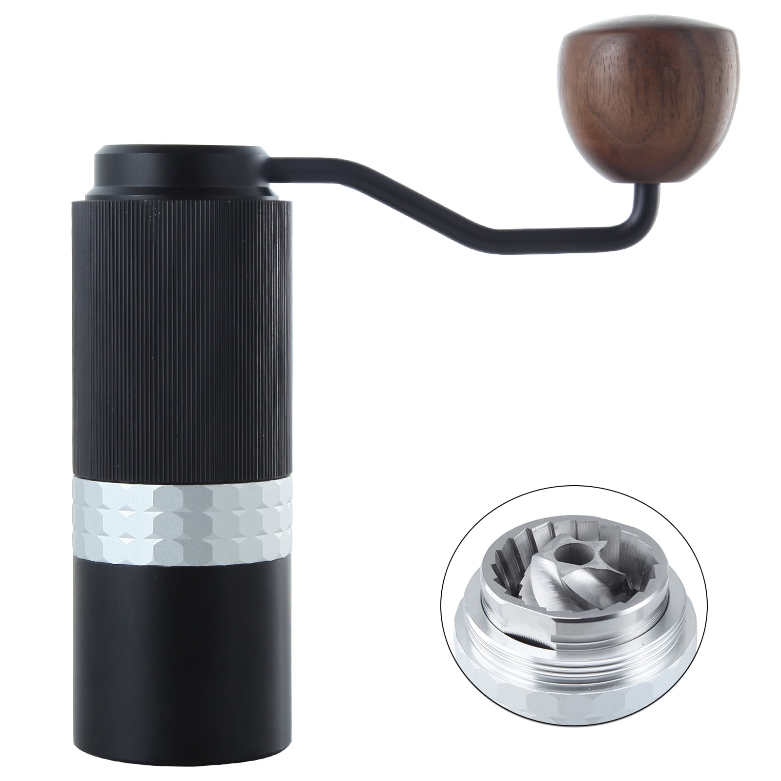 Easyworkz Manual Coffee Bean Grinder with Adjustable Conical Stainless