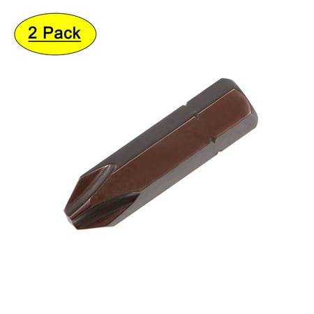 

2 pcs Phillips Bits 5/16 inch 8mm Hex Shank 32mm Length Cross PH3 Magnetic Screw Driver S2 Screwdriver Bit