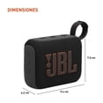 thumbnail image 3 of JBL JBLGO4PURAM-Z Go 4 Altavoz Bluetooth portátil, Púrpura - Reacondicionado Certificado, 3 of 5