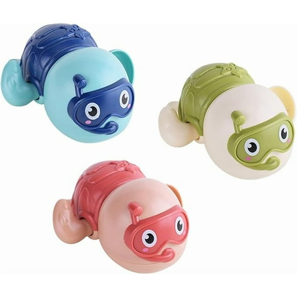 Baby bath water toy - 3 Pack Water Pool Floating Wind Up Toys, Cute Swimming Turtle Bath Toys for Infant Boy Girl Gifts