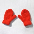 thumbnail image 5 of Ticikt Winter Knitted Baby Gloves for Toddlers 1 to 3 Years Old Cold Weather Lined Thickened Warm Mittens,Color:Red, 5 of 9