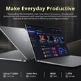 thumbnail image 3 of Dell XPS 13.4" FHD+ Copilot+ PC Laptop, Intel Core Ultra 7 256V, 16GB RAM, 1.5TB Storage (512GB SSD+1TB Docking Station Set), Backlit Keyboard, Fingerprint Reader, FHD+ IR Webcam, Win 11, Graphite, 3 of 9