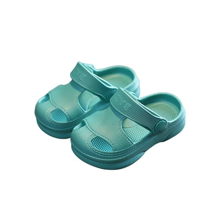 

Ymiytan Unisex Water Shoes Backless Slide Sandals Flat Shower Slippers Summer Soft Lightweight Slip On Clogs Dark Green 6.5C