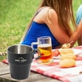 thumbnail image 4 of LOVIVER Tasses de Camping Portables 300ml Réutilisables en Acier Inoxydable Légères Préservatives Pot Portable pour Voyage, 4 of 8