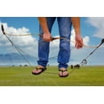 thumbnail image 4 of St St Ster Arc pour Arc Long en Cuir Arc Courbe Cordon Nylon Noir, 4 of 8