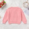 thumbnail image 4 of IDOPIP Baby Girls Boys Fall Winter Outfit Embroidery Knitted Pullover Sweaters 1st Birthday Party Clothes, 4 of 7