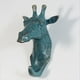 thumbnail image 2 of 2pcs cabeza de jirafa decorativa soporte de pared percha de resina para proteger sombrero Gloria Gancho de resina para colgar en la pared, 2 of 9