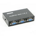 2Port VGA Switch for PC TV Monitor Black, Press Button (VGA 2 in 1