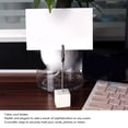 thumbnail image 3 of Table Number Holder, Portable Wooden Block White 10Pcs Table Card Holder  for Weddings Parties Meetings for Memos Reminders, 3 of 7