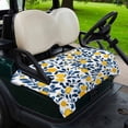 thumbnail image 2 of Golf Cart Seat Covers for 2 Seater, Lemon Soft Microfiber Cart Seat Towel Blanket, Fruit Leaf Branch Summer Spring Pastoral Absorbent Breathable Non Slip Bench Seats Protector for Golf Course 51"x31", 2 of 9
