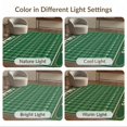 thumbnail image 7 of ODIKA 5'x7' Washable Area Rug Non-Slip, Chair-Friendly Football Stadium Grid Theme Stripes Goal Posts Markers Field Flowing for Dining Room, Under Table, Home Office, 7 of 7