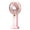 Pink, variant on Wovilon Mini Handheld Fan,Portable Foldable Usb Fans With Smart Led Digital Display,Quiet Small Desk Fan With 5 Speed, For Office Outdoor Sport Home Traveling