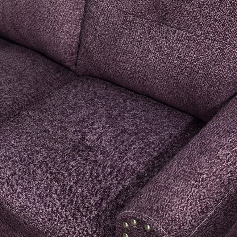Purple reclining sofa deals