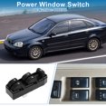 thumbnail image 2 of Interruptor de ventana eléctrica Unique Bargains No.9066788 para el lado del conductor delantero izquierdo para Chevrolet Optra 2008-2015 Negro, 2 of 7