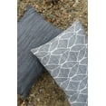 thumbnail image 4 of Cool Tropics Black Indoor Outdoor Pillow 24x24, 4 of 9