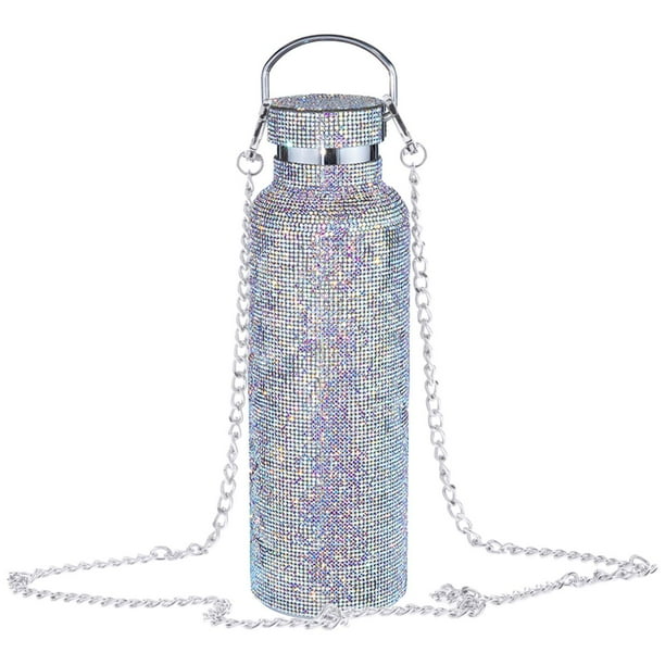Billuyoard Portable Vacuum Cup 500ml/17oz Glitter Bottle Kettle Water Teteras Plata AB