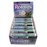 5 Pack - Rolaids Extra Strength Antacid Chewable Tablets 10 Each (Box of 12)