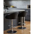 thumbnail image 1 of Set 2 Bancos Giratorio EKE LIFE HOME Respaldo Cocina negro, 1 of 6