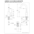thumbnail image 2 of Fauceture LS8430DL Concord Single-Handle Bathroom Faucet with Push Pop-Up, Matte Black, 2 of 2
