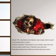 thumbnail image 2 of Cateissary Horror Zombie Halloween pegatinas de pared 3D impermeable monstruo roto TV telón de fondo calcomanías autoadhesivo puerta papel Kits de decoración para fiestas KM311, 2 of 6