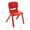 thumbnail image 3 of 12in Plastic School Stack Chair, 3 of 10