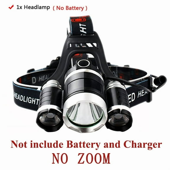 Ship from Russian Led Headlamp Head Lantern Flashlight Torch Lamp XM-L T6 18650 Battery Zoomable Headlight for Camping Fishing