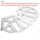 thumbnail image 4 of Bisagras para muebles, 2 piezas, zapatos de acero inoxidable, zapatos, gabinete, estante giratorio, zapatos, bisagras para gabinete, estándares líderes en la industria Jadeshay  A, 4 of 8