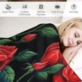 thumbnail image 3 of Nawypu  Flowers Blanket,Throw Blanket red Rose Pattern Soft Warm Blanket for Bed Couch Sofa Lightweight Travelling Camping Comfort Home Decoration for All Season, 3 of 6