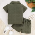 thumbnail image 4 of OYXSER Toddler Baby Boys Girl Summer Clothes 6 12 Months Short Sleeve T-Shirts Shorts Clothing Set 2pcs Shorts Outfits Set, AG 2-3T, 4 of 8
