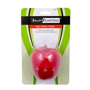 Baumgartens Shaped Timer, 4 dia., Red Apple