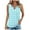 Light Blue, variant on Njagoc3 Womens Summer Plaid Print Sleeveless Top, Yellow - Blue, V - Neck, Slim Fit, Soft Fabric, Casual Daily & Preppy Style, Checkered Tank Top