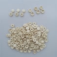 thumbnail image 4 of 100 piezas de plástico Zulema tapas de tornillos plegables presión juego de reemplazo 4.1mm beige, 4 of 8